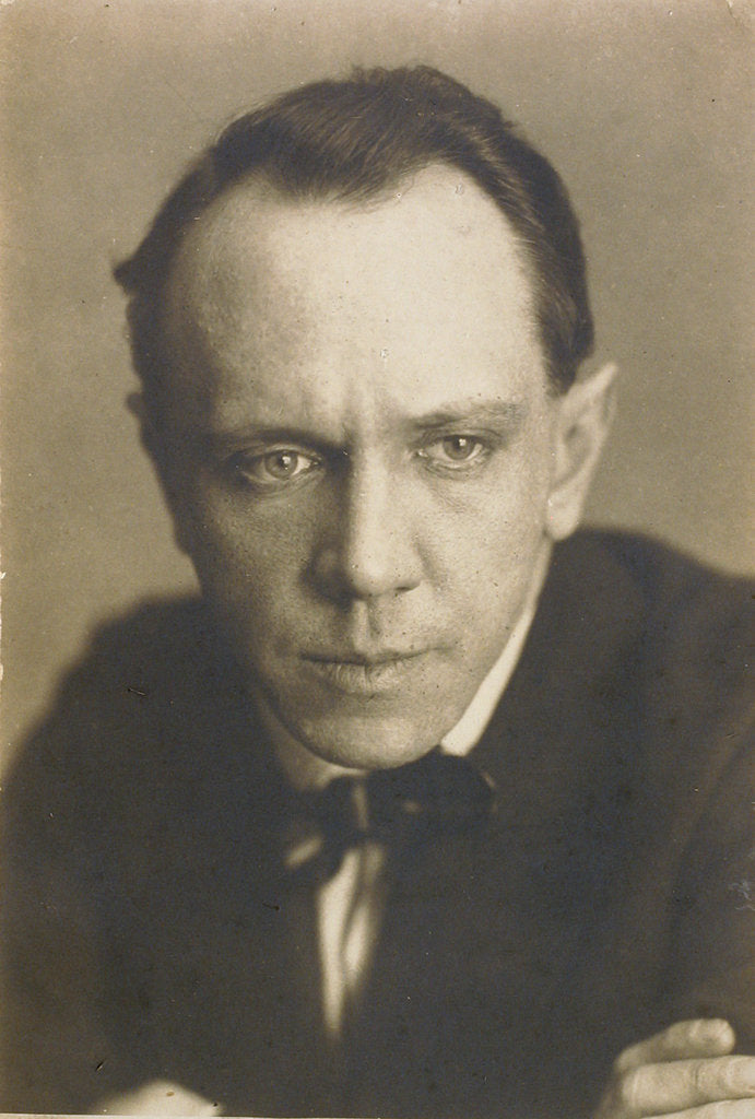 Detail of Mikhail Chekhov, Russian actor and author, 1928 by Unknown