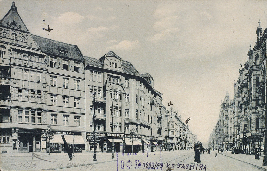 Detail of Motzstrasse, Berlin, Germany, 1910s by Anonymous
