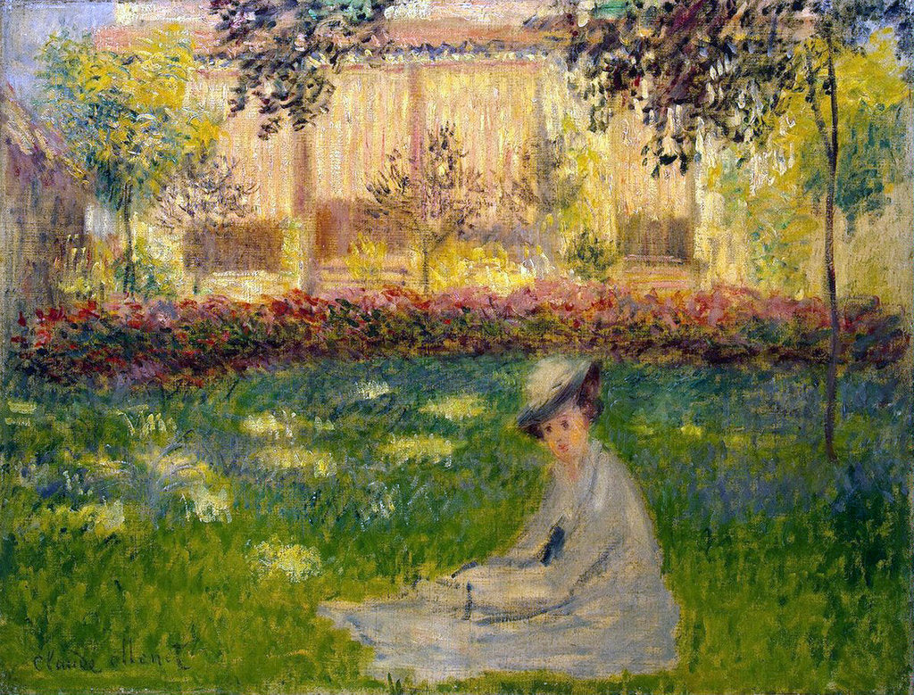 Detail of Woman in a Garden, 1876. by Claude Monet