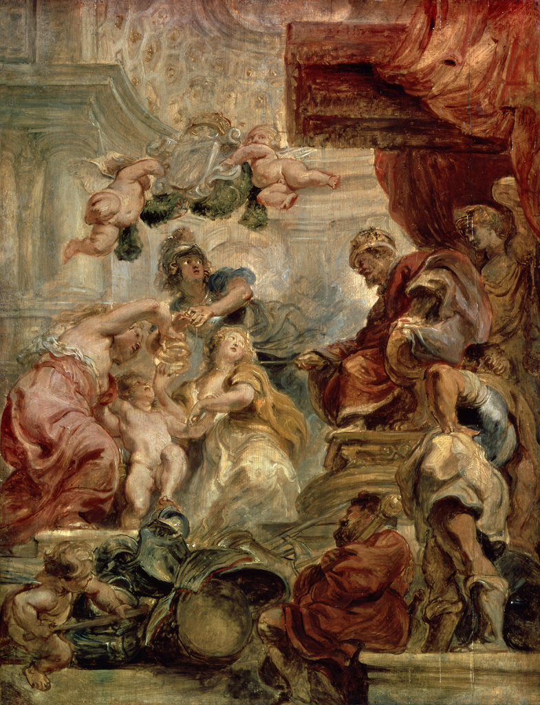 Detail of The Uniting of Great Britain, c1632-1633. by Peter Paul Rubens