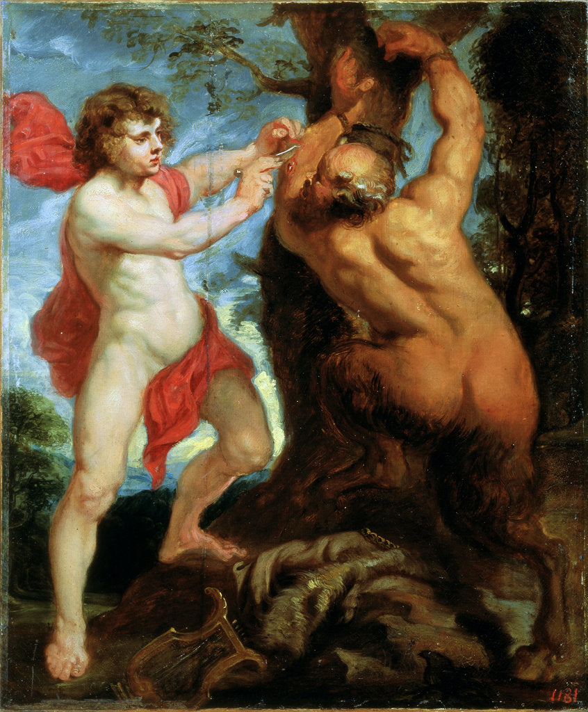 Detail of Apollo and Marsyas, 17th century by Peter Paul Rubens