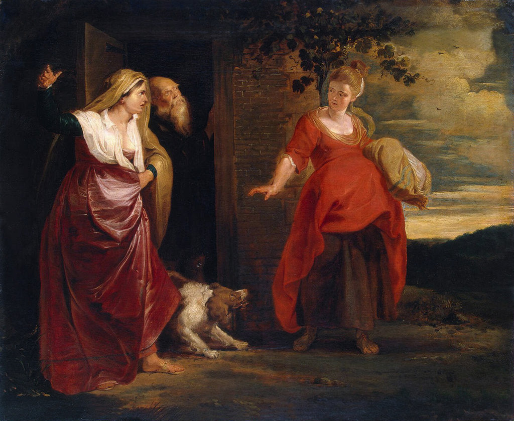 Detail of Hagar Leaves the House of Abraham, c1615 by Peter Paul Rubens