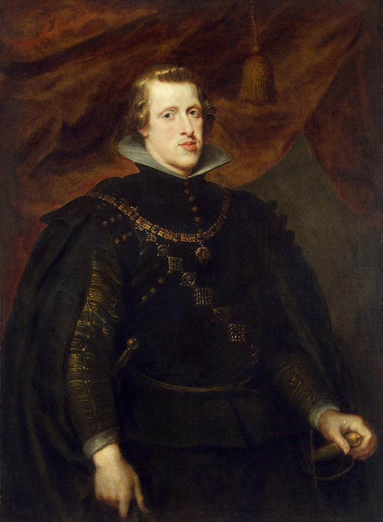 Detail of Portrait of King Philip IV of Spain, of the Spanish Netherlands and King of Portugal, c1628-1629 by Peter Paul Rubens