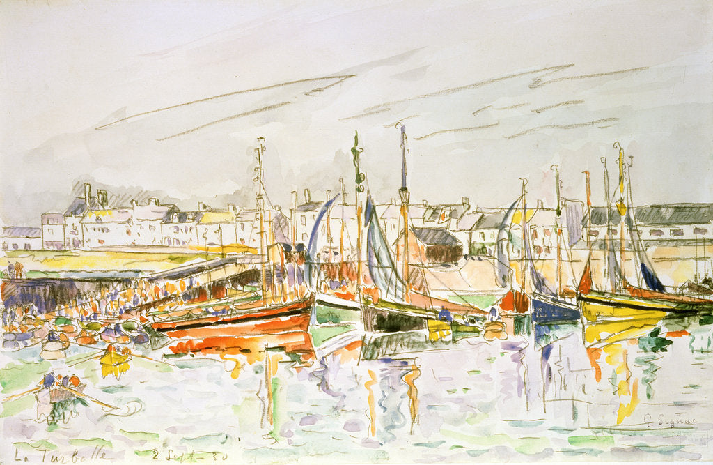 Detail of La Turballe, 1930. by Paul Signac