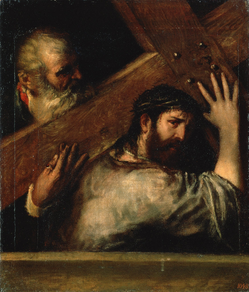 Detail of Christ Carrying the Cross, 1560s. by Titian