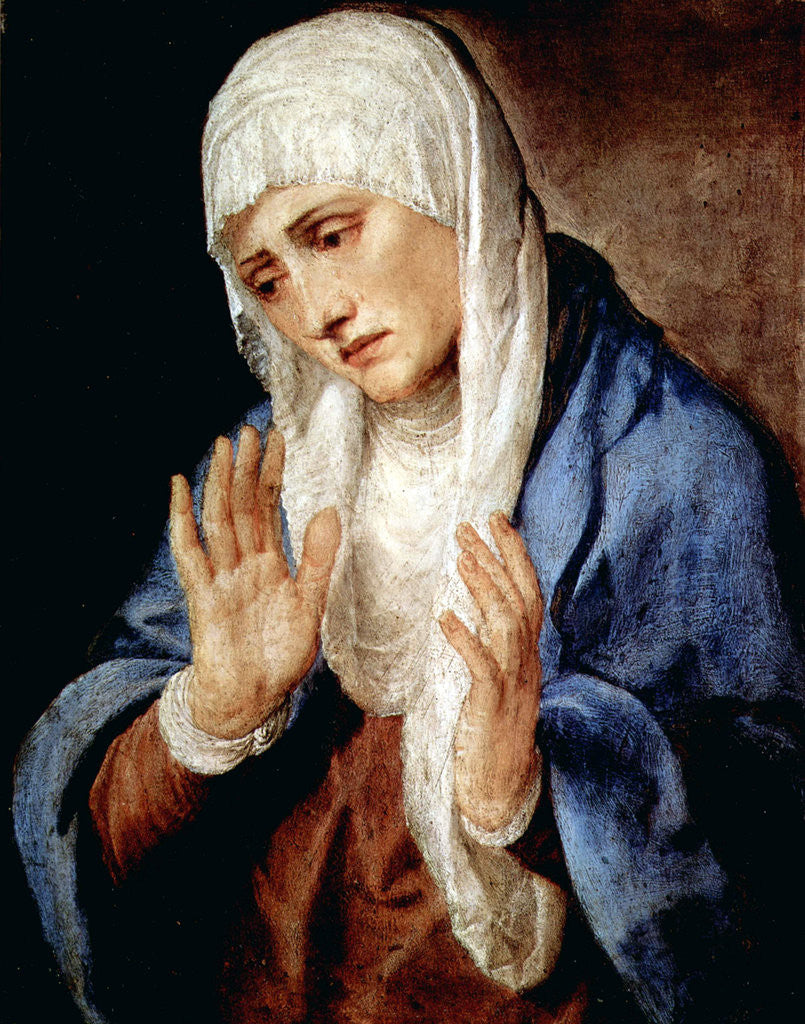 Detail of Mater Dolorosa by Titian