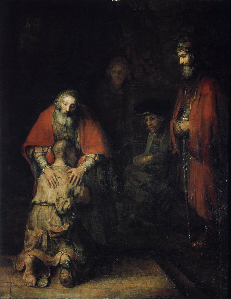 Detail of The Return of the Prodigal Son, c1668 by Rembrandt Harmensz van Rijn