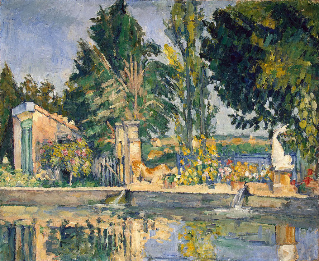 Detail of Jas de Bouffan, the Pool, c1876 by Paul Cezanne