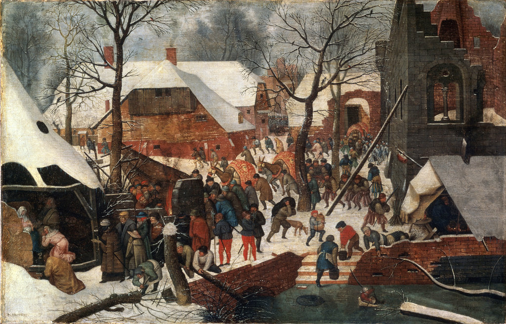 Detail of The Adoration of the Magi, second half of the 16th century. by Pieter Brueghel the Younger