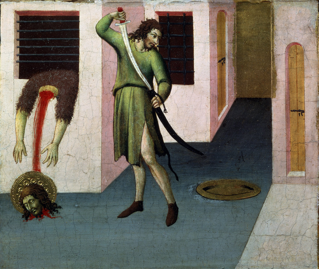 Detail of The Beheading of Saint John the Baptist, 15th century by Sano di Pietro