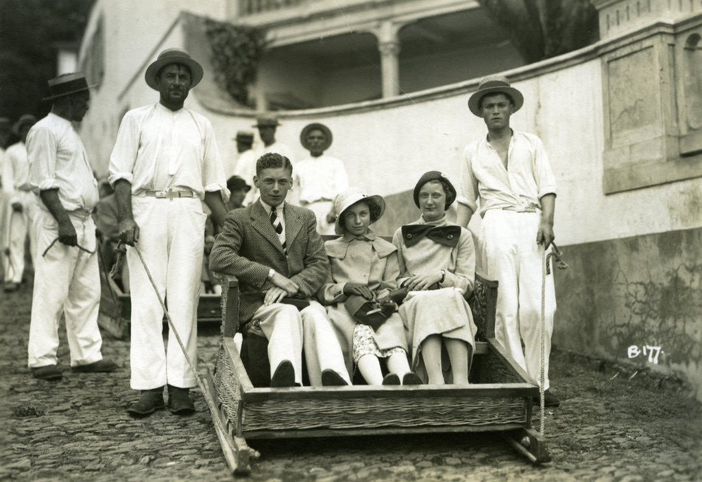 Detail of Tourists, Madeira by Anonymous