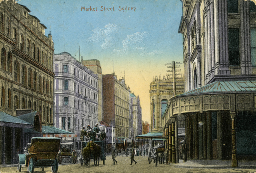 Detail of Market Street, Sydney, New South Wales, Australia by Anonymous
