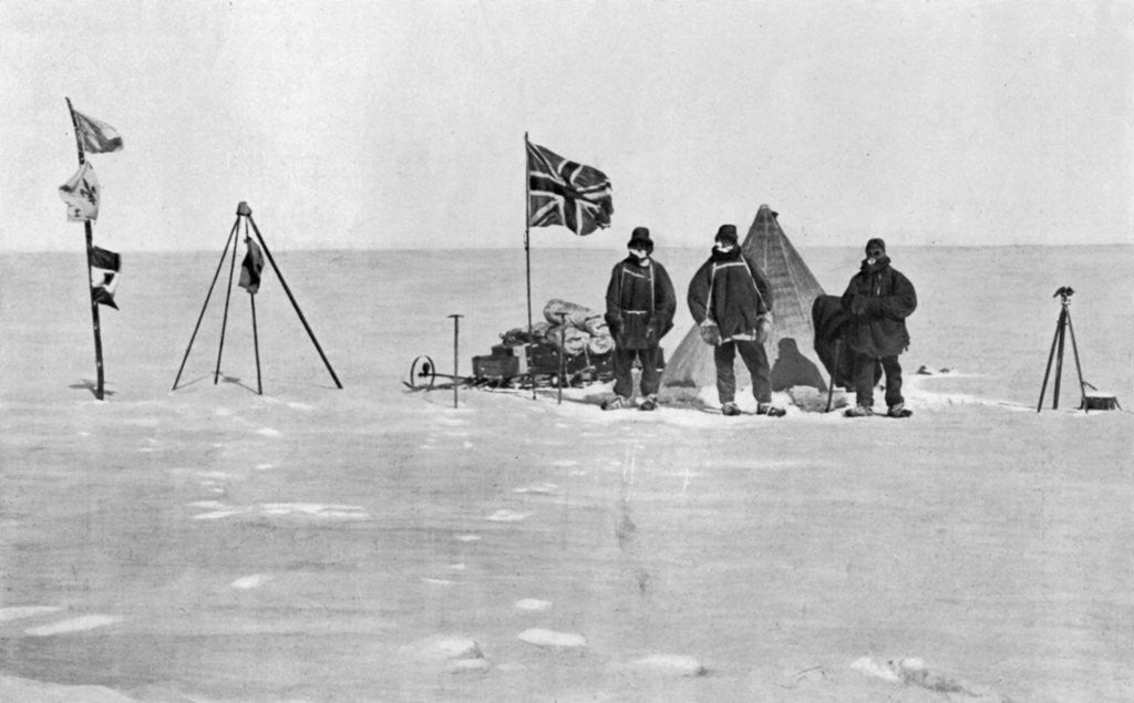 Detail of The Shackleton camp, Antarctica, Christmas Day by Anonymous