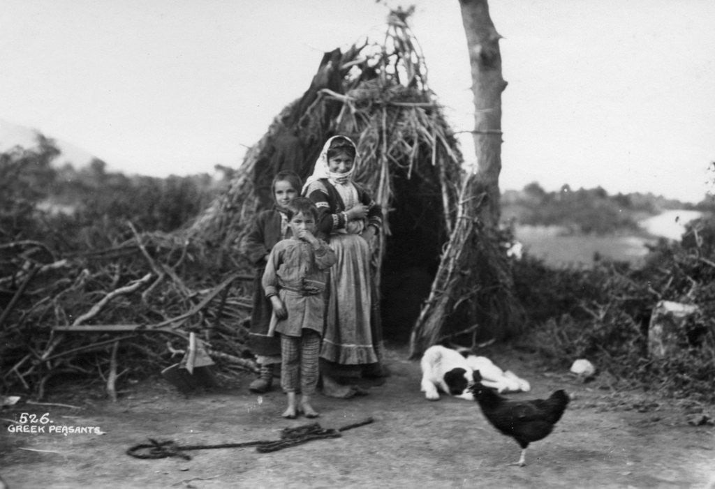 Detail of Peasants, Greece by Anonymous