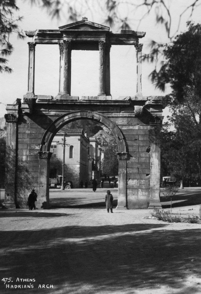 Detail of Hadrian's Arch, Athens, Greece by Anonymous