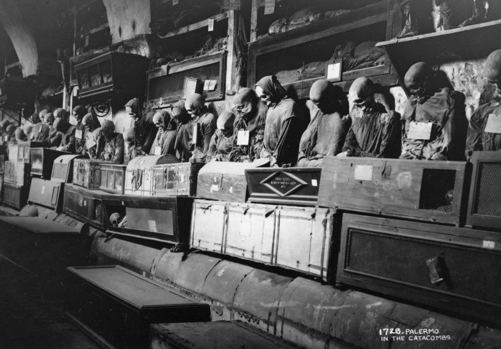 Detail of Catacombs of the Capuchins, Palermo, Italy by Anonymous