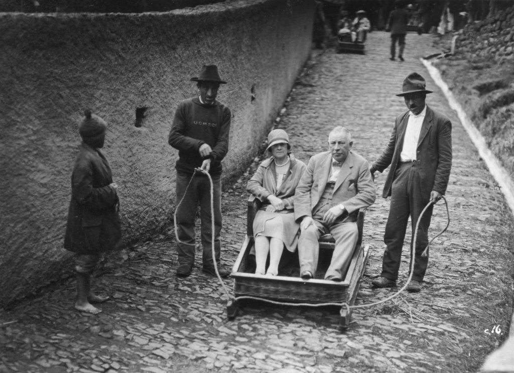 Detail of Monte sledge, Madeira, Portugal by Anonymous