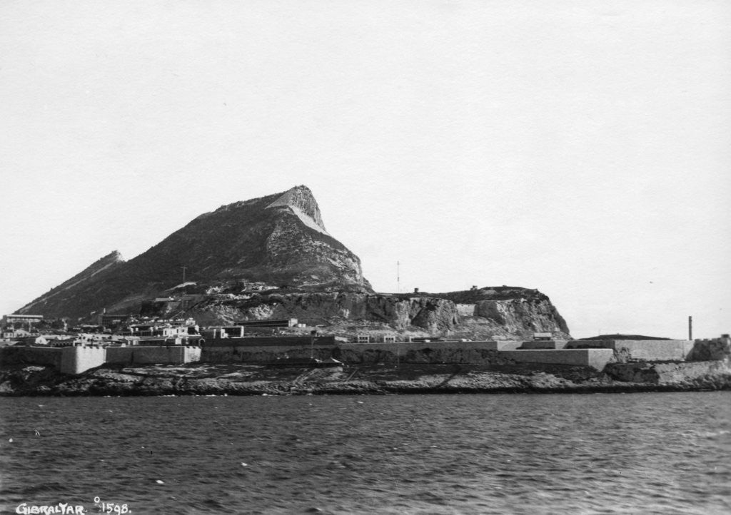 Detail of Rock of Gibraltar by Anonymous