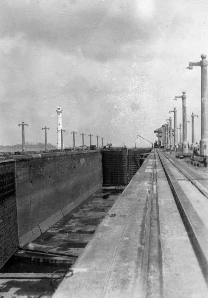 Detail of Lock on the Panama Canal by Anonymous
