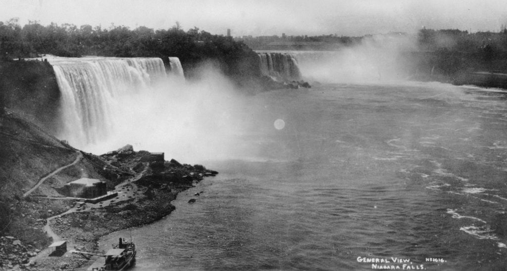Detail of Niagara Falls, USA/Canada by Marjorie Bullock