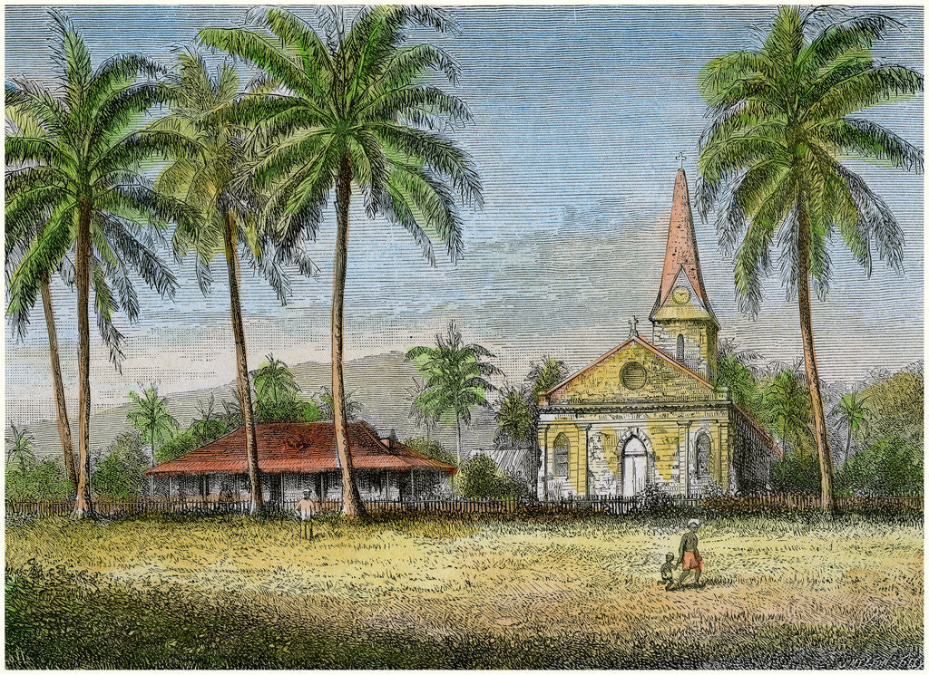 Detail of Church, Samoa by Anonymous