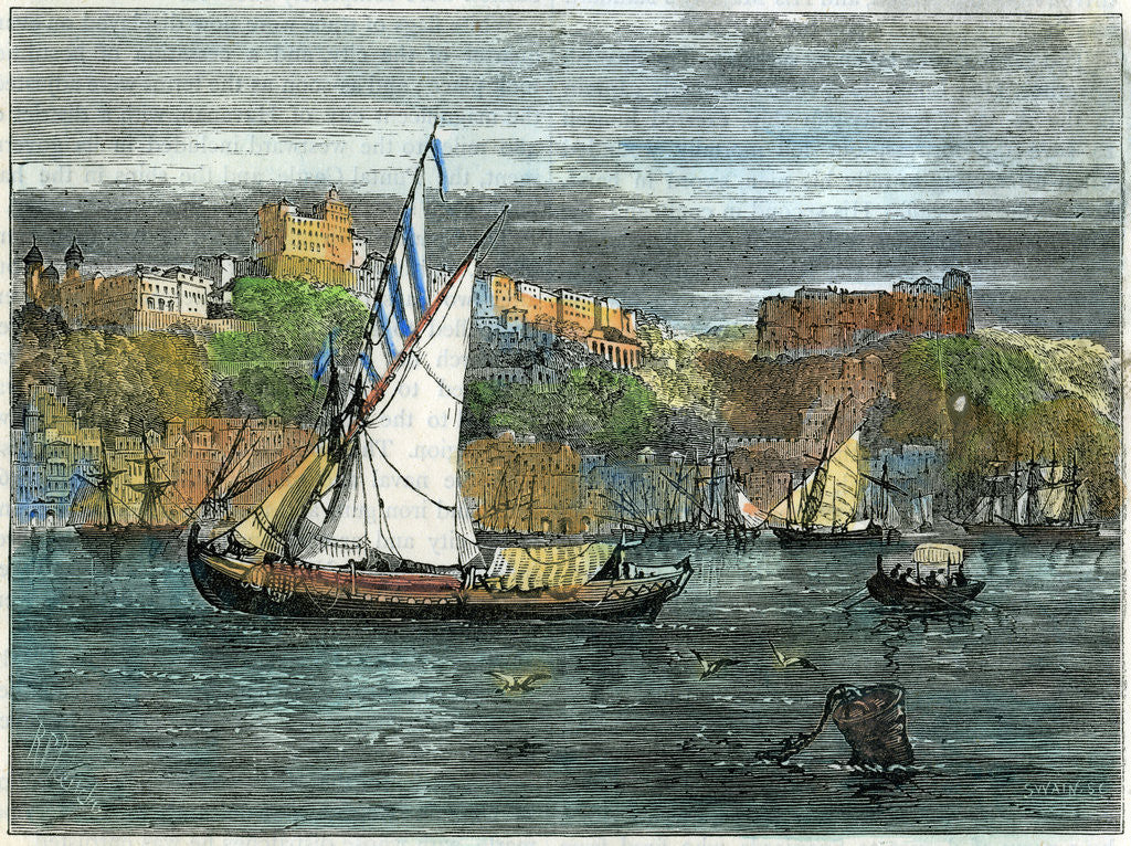Detail of View of Oporto, Portugal by Swain