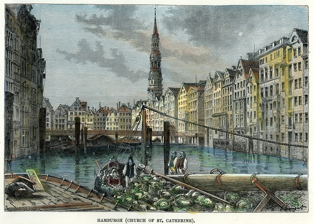 Detail of Hamburg, Germany by Anonymous