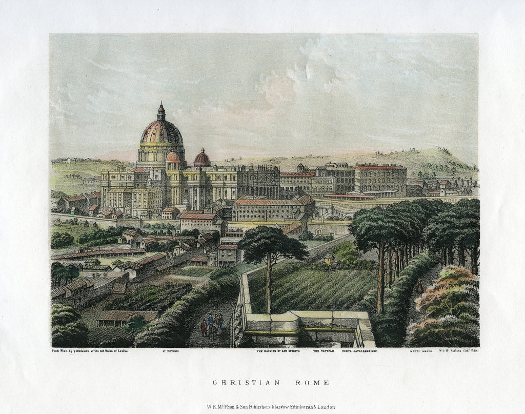 Detail of 'Christian Rome', Italy by Anonymous