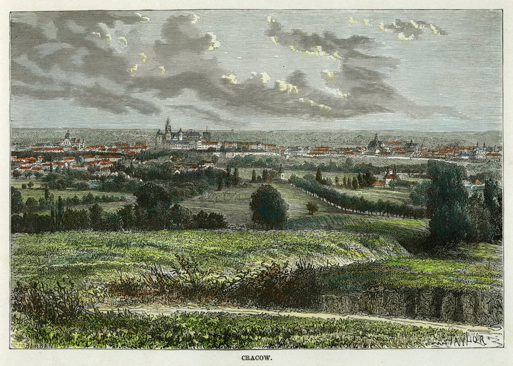 Detail of Cracow, Poland by Taylor