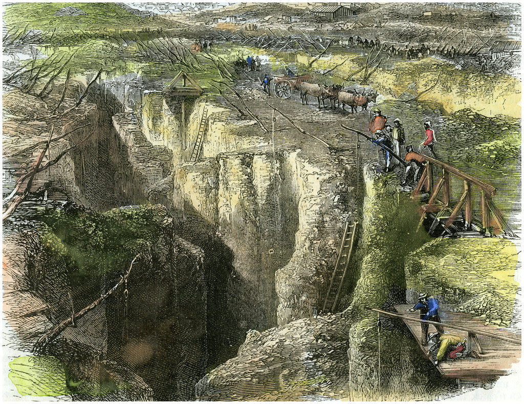 Detail of Diamond field by Anonymous