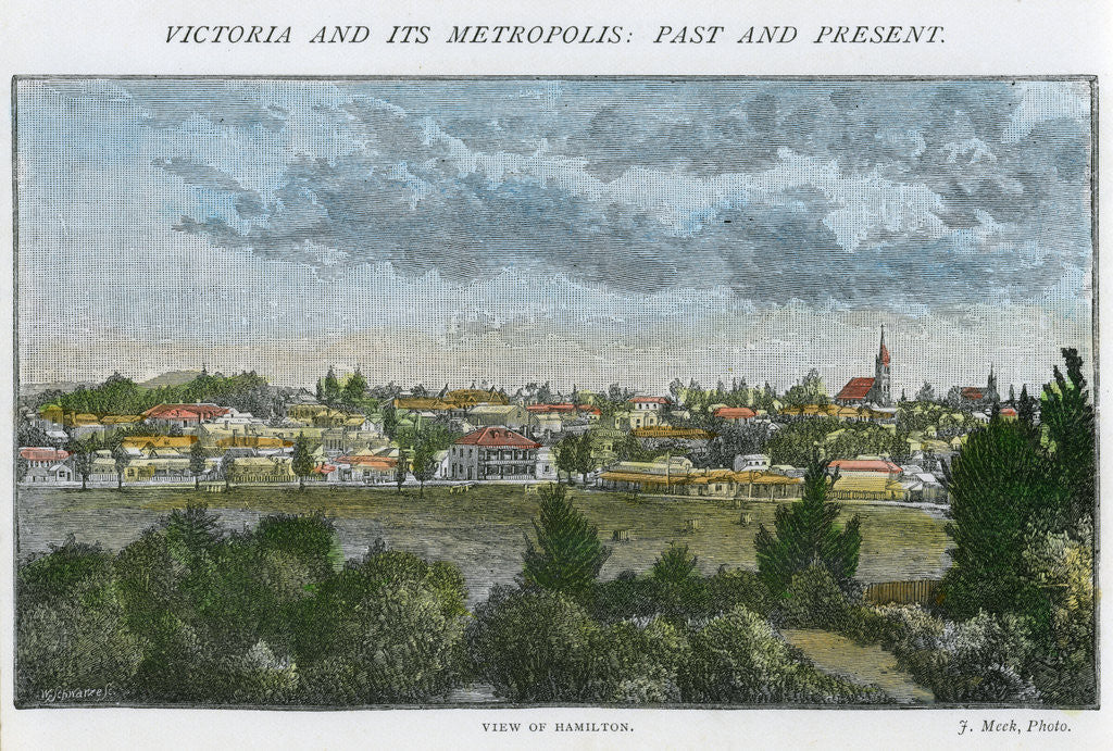 Detail of View of Hamilton by Anonymous