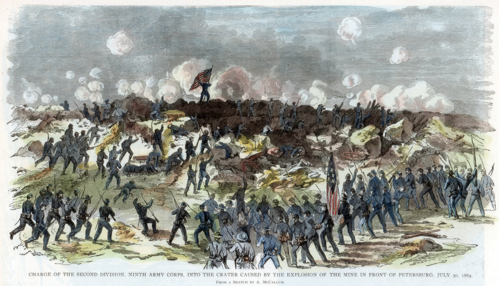 Detail of Siege of Petersburg, Virginia, American Civil War by Anonymous
