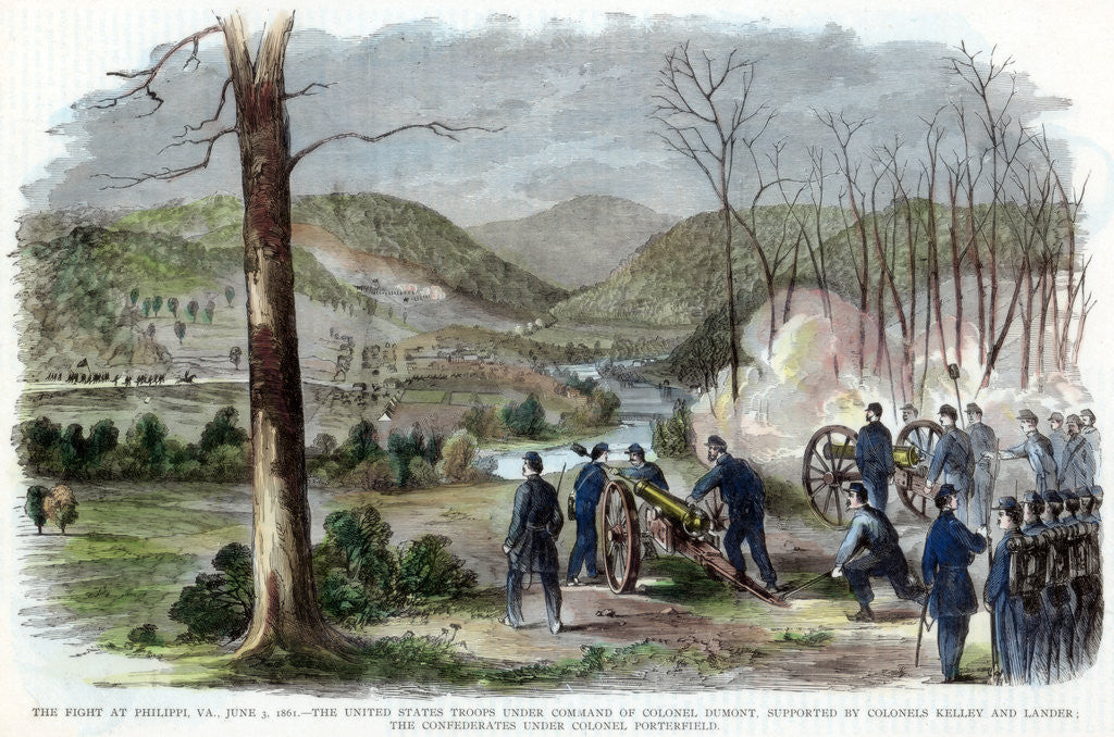 Battle of Philippi, West Virginia, American Civil War by Anonymous