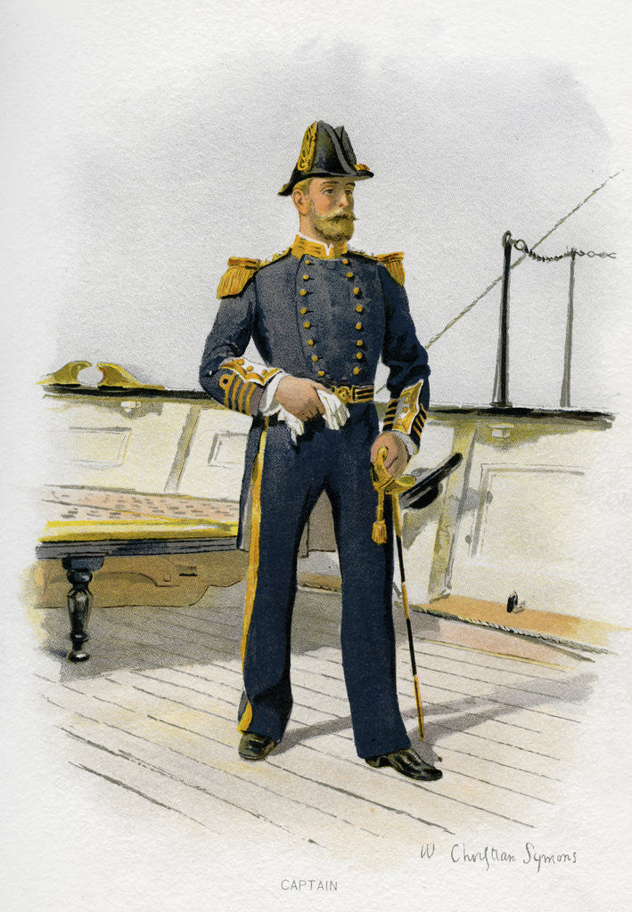 Royal Navy Captain by William Christian Symons