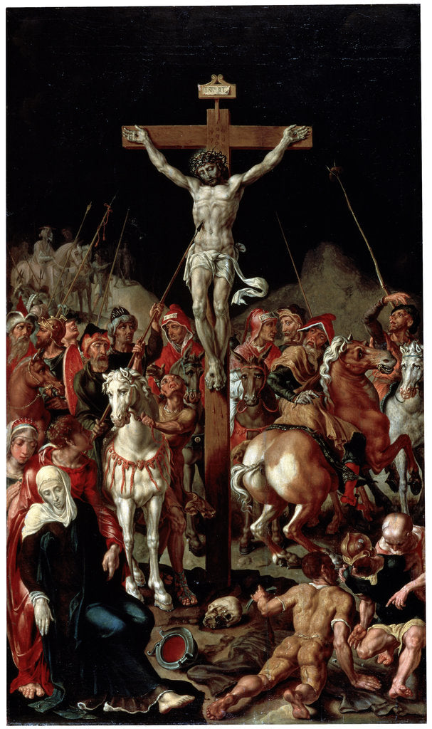 Detail of Calvary, between 1545 and 1550 by Maerten van Heemskerck