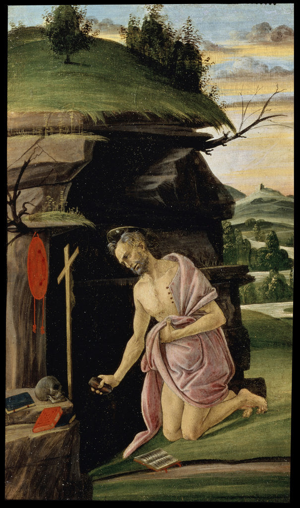 Detail of Saint Jerome, between 1498 and 1505 by Sandro Botticelli