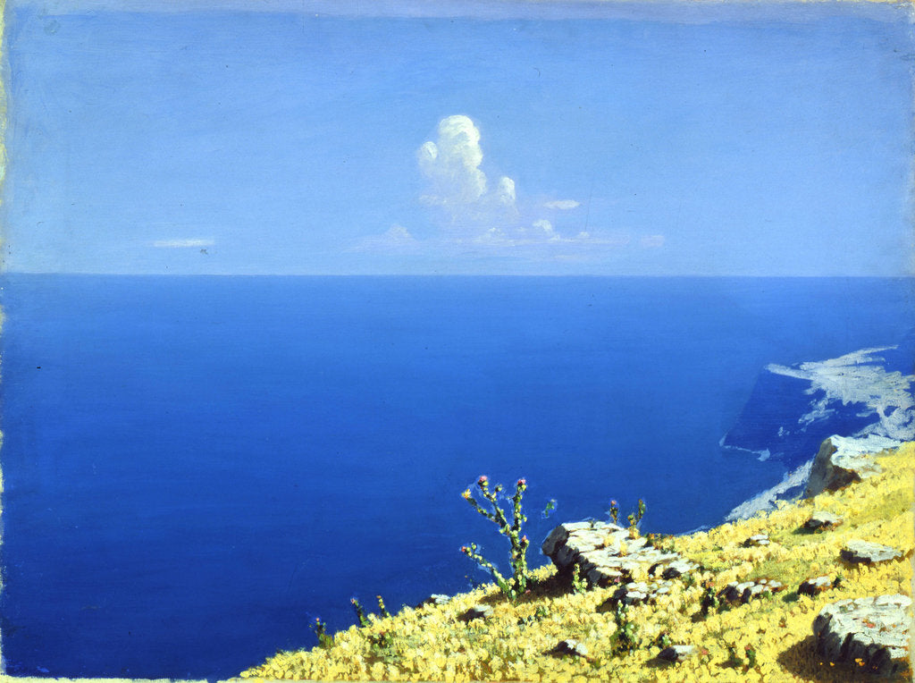 Detail of The sea at the Crimea, c1860-1900 by Arkhip Ivanovich Kuindzhi