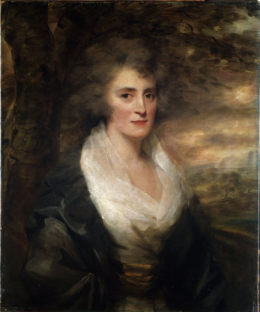Detail of Portrait of Mrs Elinor Bethune, 1790s. by Henry Raeburn