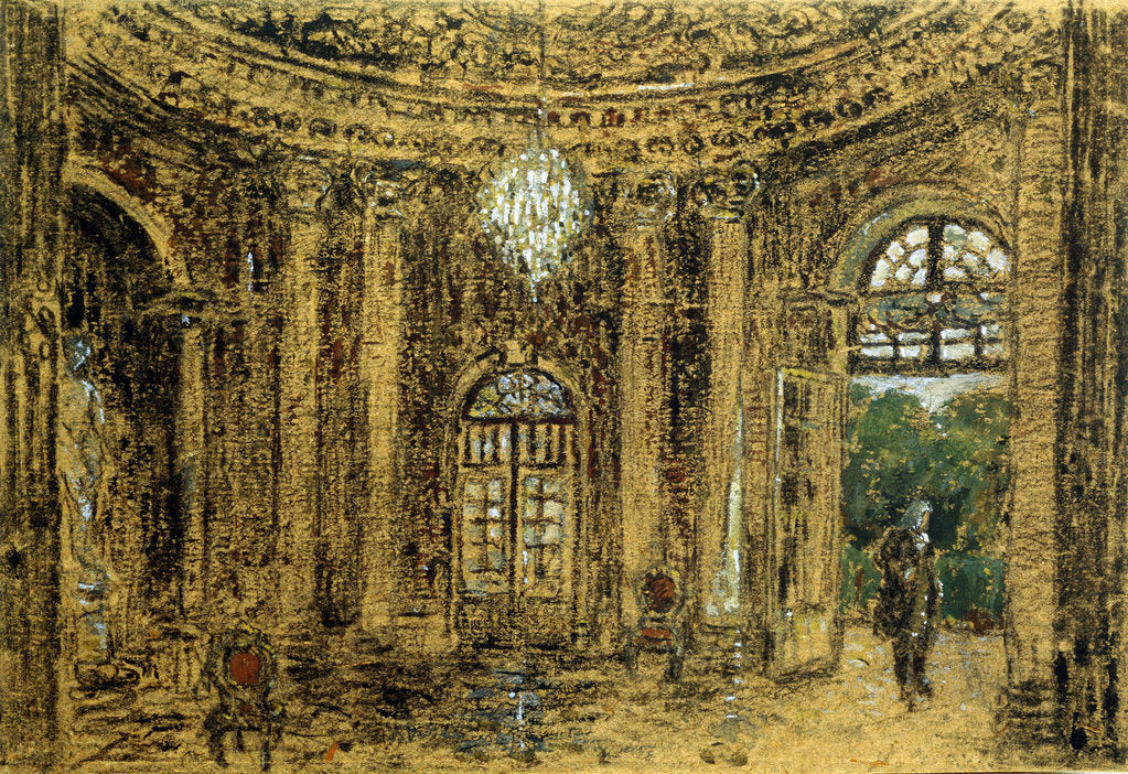Detail of Concert in Sanssouci, (Study), 1850s by Adolph Menzel