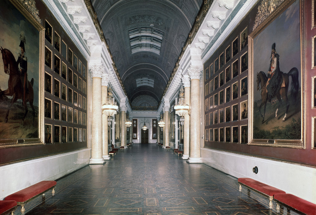 Detail of The Military Gallery of the Winter Palace, 1839. by Karl Rossi