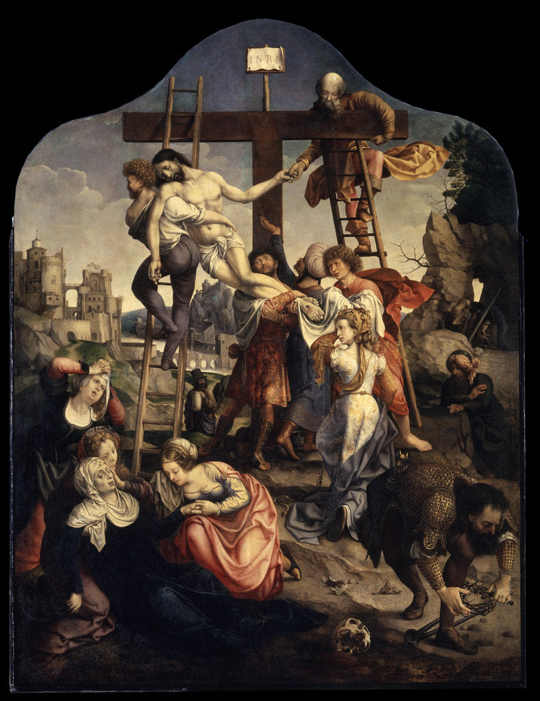 Detail of The Descent from the Cross, c1520. by Jan Gossaert