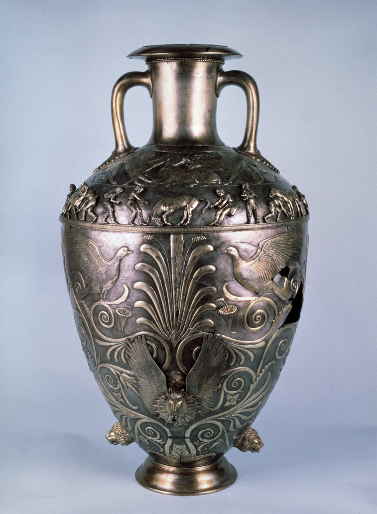 Detail of Amphora with relief scenes, first half of 4th century BC by Unknown