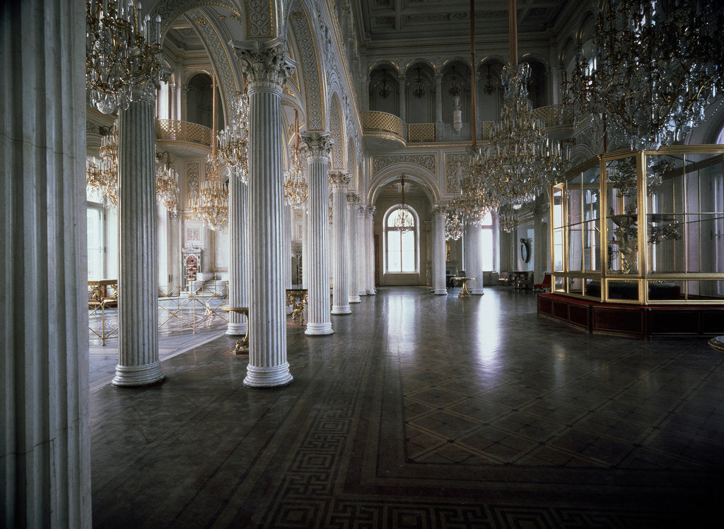 Detail of The Pavilion Hall of the Small Hermitage, 1850-1858. by Andrei Ivanovich Stakenschneider
