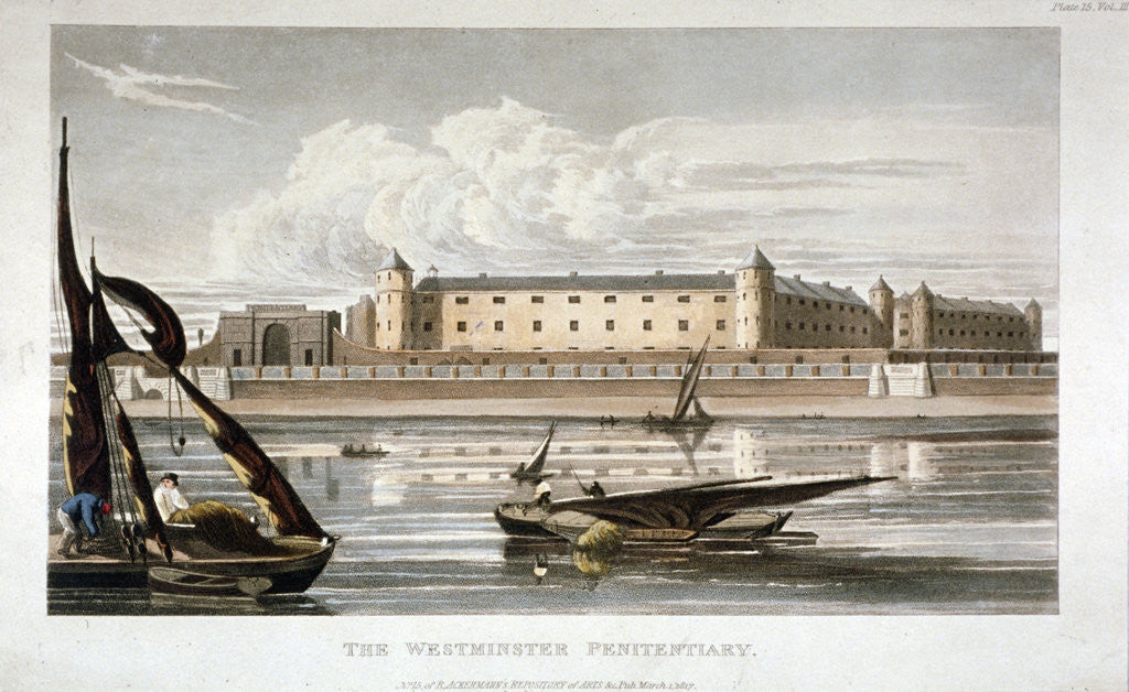 Detail of Millbank Prison, Westminster, London by Anonymous