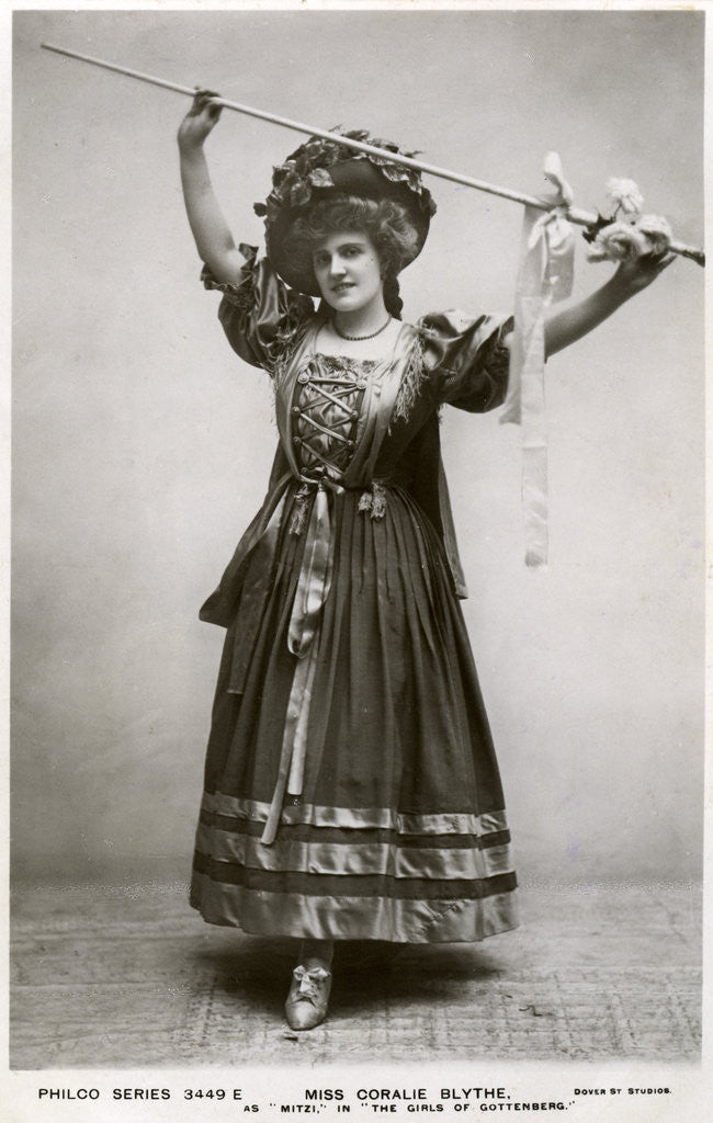 Detail of Miss Coralie Blythe as 'Mitzi' by Philco Publishing Company