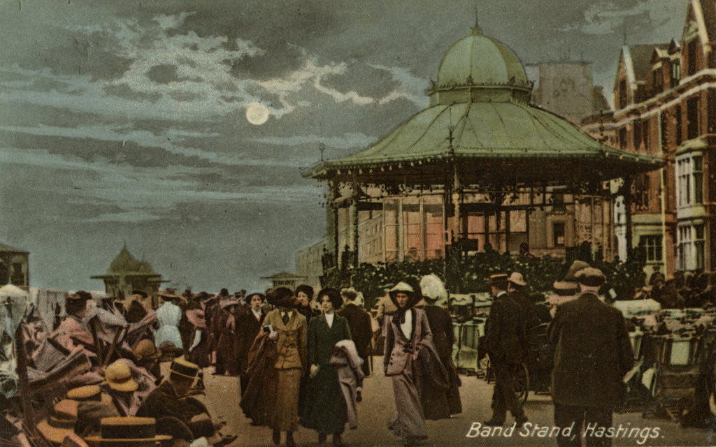 Detail of Band stand, Hastings, Sussex by Milton