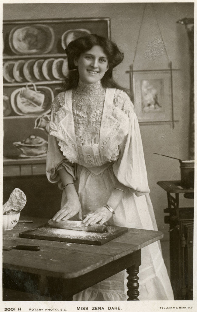 Detail of Zena Dare, British actress by Rotary Photo