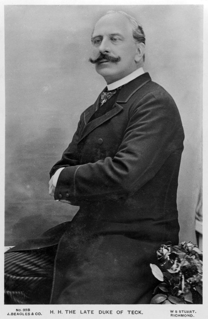 Detail of Francis, Duke of Teck by WS Stuart