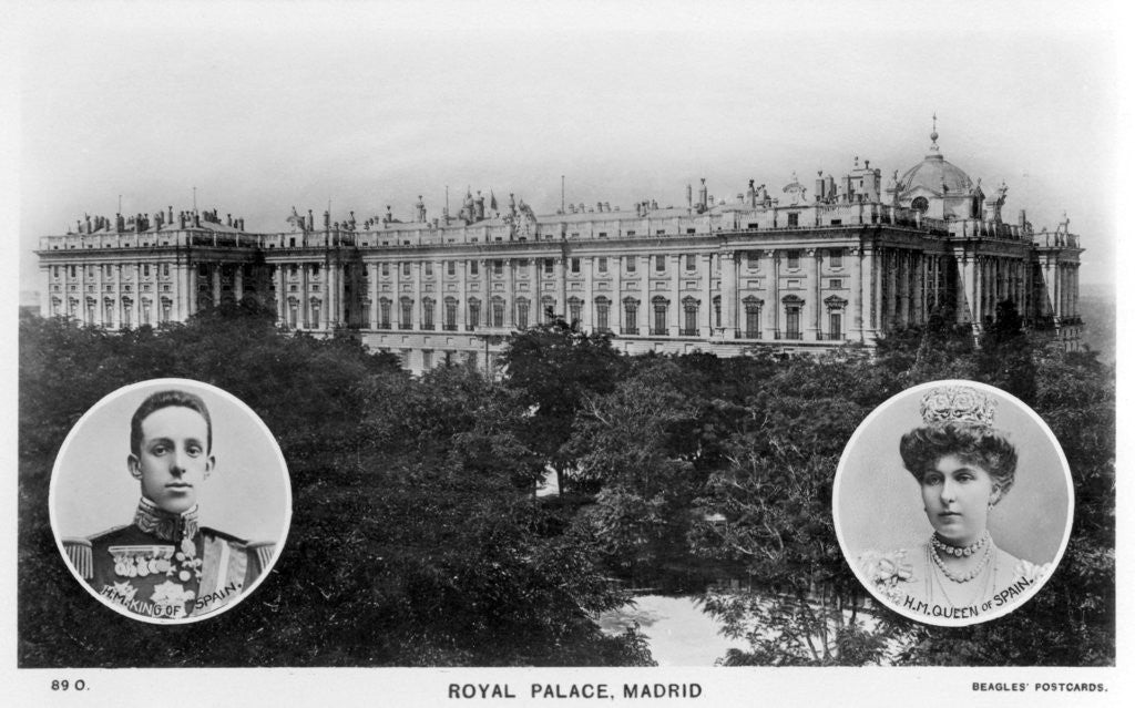 Detail of Royal Palace, Madrid, Spain by Anonymous