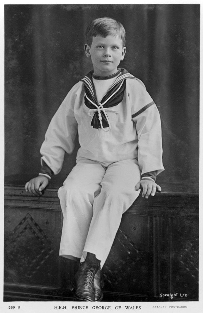 Detail of Prince George of Wales by Speaight